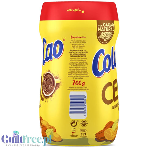 ColaCao 0% Cero 0,7KG - napój kakaowy bez dodatku cukru