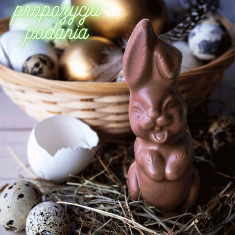 No Sugar Sugar Easter Bunny - Zając z Mlecznej Czekolady 12 cm bez cukru słodzony stewią i erytrolem