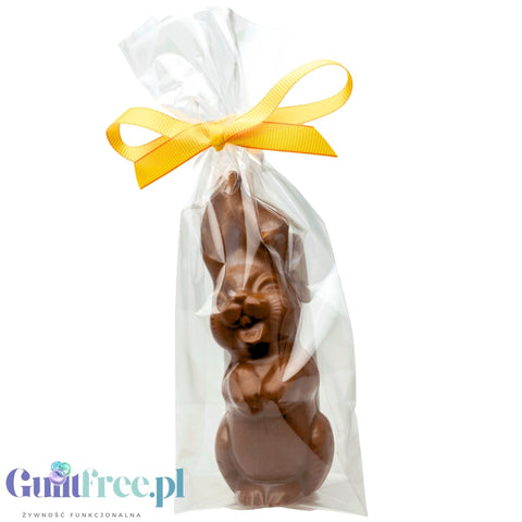 No Sugar Sugar Easter Bunny - Zając z Mlecznej Czekolady 12 cm bez cukru słodzony stewią i erytrolem