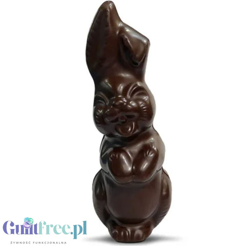 RAW COCOA Zając z czekolady jagodowej 55g - wegański, bez glutenu, WIELKANOC bez dodatku cukru