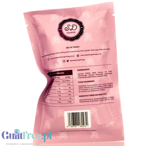 SweetDoughThings Candy Floss Watermelon - wegańska wata (BEZ)cukrowa o smaku arbuzowym 30kcal