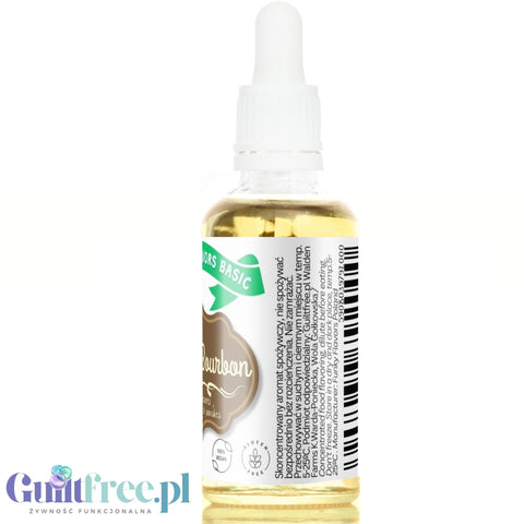 Funky Flavors Basic Vanilla Bourbon 30ml - waniliowe kropelki aromatyczne do napojów bez cukru, kalorii i słodzików