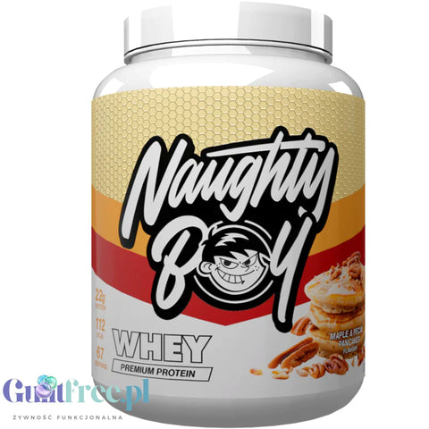 Naughty Boy Whey Premium Protein Maple & Pecan Pancakes 2010g - gęsta odżywka białkowa WPI, WPC & MPC