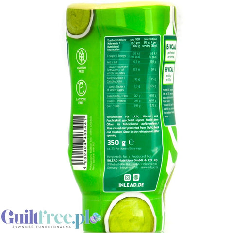 Inlead Premium Sauce Wasabi Mayo - kremowy ostry majonez light 90% mniej tłuszczu