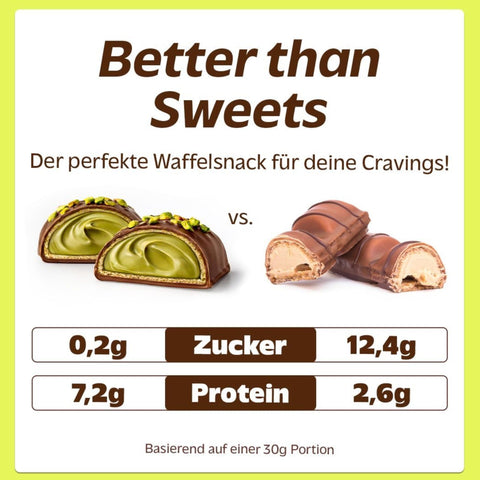 Rocka Nutrition Waffle Protein Bar Pistachio Cream 30g