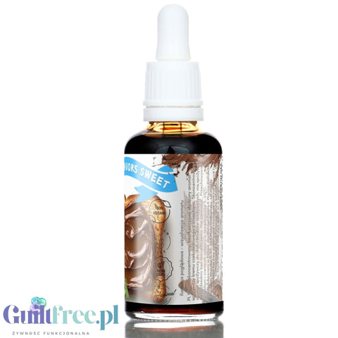 Funky Flavors Sweet Nutty Choc STEVIA - kropelki smakowe bez cukru o smaku kremu czekoladowego z orzechami