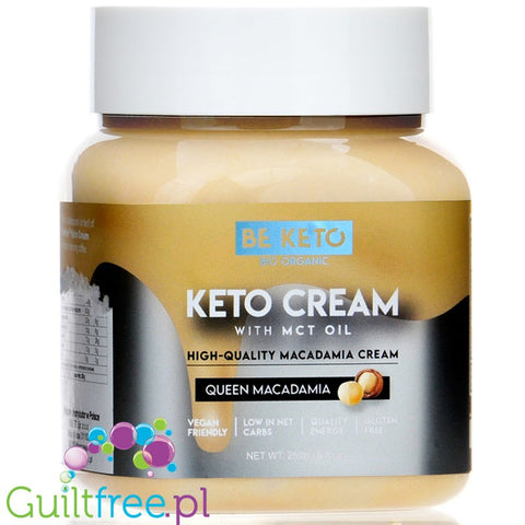 BeKeto Keto Krem™ Macadamia The Queen, MCT infused keto spread