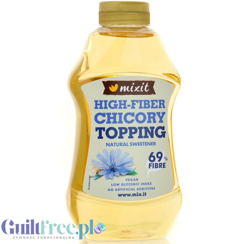 Mixit High-Fiber Chicory Topping 0,7kg - naturalny gęsty wegański syrop słodzący bez cukru i słodzików