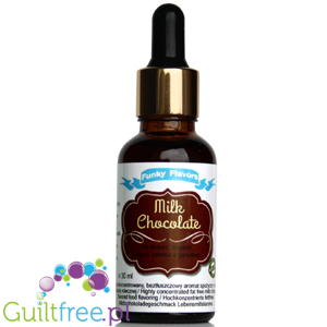 Funky Flavors Highly concentrated Milk Chocolate flavor for shakes, desserts, yogurt, ice cream & pancakes 
