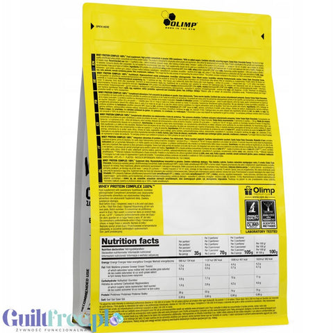 Olimp Whey Protein Complex 100% 0,7 kg Chocolate, odżywka proteinowa (smak Czekolada))