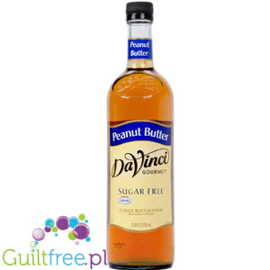 DaVinci Gourme Sugar Free Peanut Butter Flavor Syrup 