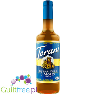 Torani Sugar Free Syrup, S'mores - Sugar-free Syrup with s'mores dessert flavor