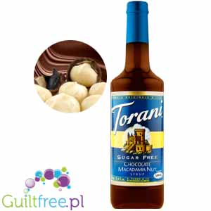 Torani Sugar Free Syrup, Chocolate Macadamia Nut - Sugar Syrup with chocolate flavor and macadamia nuts