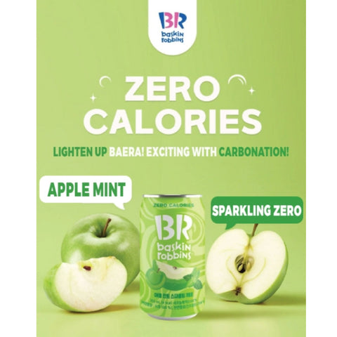 Baskin Robbins Apple Mint Sparkling Zero - kultowy napój z Korei Południowej!