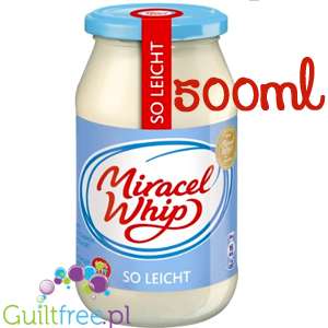 Miracle Whip So Leicht mit Joghurt - Salad-Sandwich cream with Mayonnaise and Yoghurt, with reduced fat content (4.9%) *