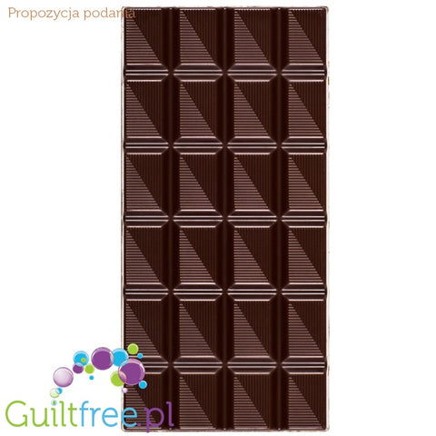 Dark chocolate without sugar sweetened with Finnish xylitol