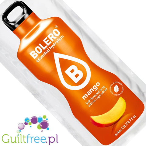 Bolero Instant Fruit Flavoured Drink  with sweeteners, Mango 
