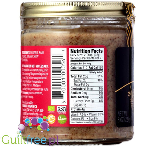 Artisana ™ Organic Raw Pecan Butter with Cashews