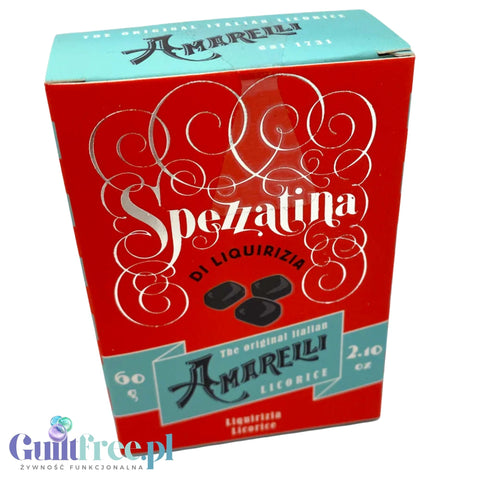 Amarelli Liquirizia Spezzatina di Liquorizia 60g - kalabryjska lukrecja 100% bez cukru i słodzików