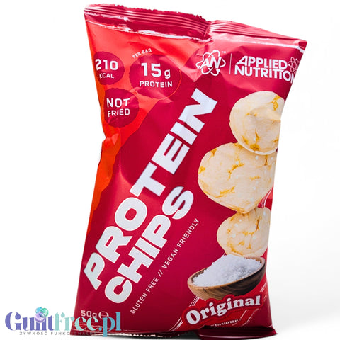 Applied Nutrition Protein Chips Original - wegańskie chipsy proteinowe bez soi i glutenu z oliwą extra virgin