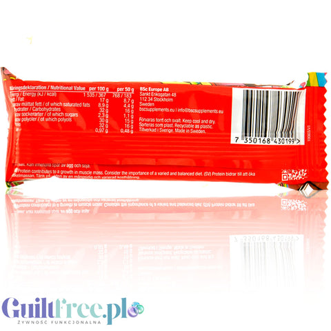 BSc Mellow Bar Chocolate - puszysty baton proteinowy a la marshmallow w czekoladzie 16g białka