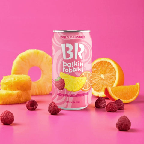 Baskin Robbins Rainbow Sherbet Soda - koreański napój sorbetowy bez cukru