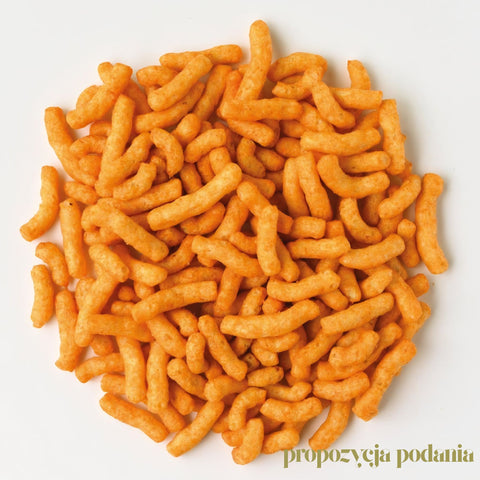 Bites We Love Protein Puffs Paprika - wegańskie organiczne chrupki z soczewicy o smaku paprykowym 20g białka