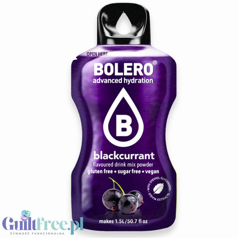 Bolero Drink Stevia Blackcurrant, instant, sachet 9g