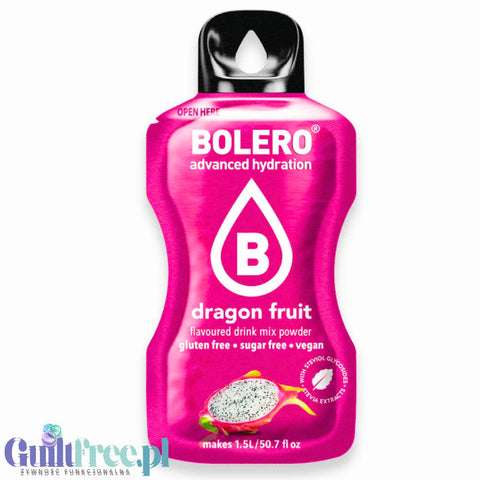 Bolero Drink Stevia Dragonfruit, instant, sachet 9g