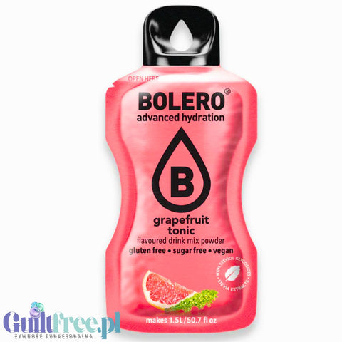 Bolero Drink Stevia Grapefruit Tonic, instant, sachet 9g