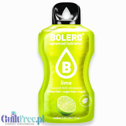 Bolero Drink Stevia Lime, instant, sachet 9g