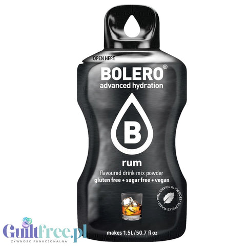 Bolero Drink Stevia Rum, instant, sachet 9g