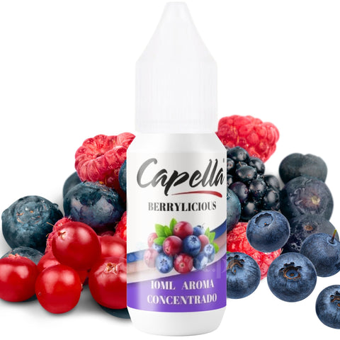 Capella Berrylicious - aromat owoców leśnych bez cukru i bez tłuszczu