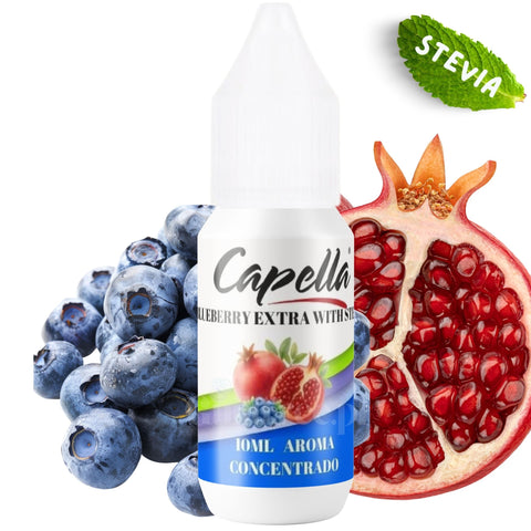 Capella Blueberry Pomegranate (Stevia) - skoncentrowany aromat spożywczy bez cukru i bez tłuszczu, ze stewią