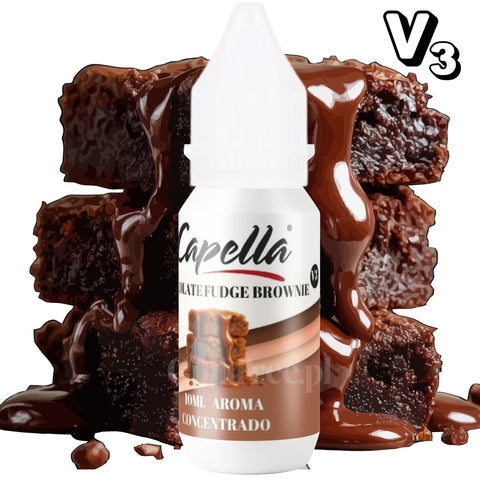 Capella Chocolate Fudge Brownie v3 - skoncentrowany aromat spożywczy bez cukru i bez tłuszczu