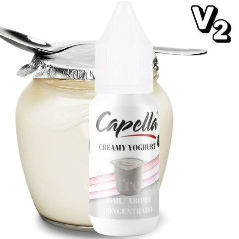 Capella Creamy Yogurt V2 - skoncentrowany aromat spożywczy bez cukru i bez tłuszczu