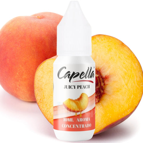 Capella Juicy Peach - skoncentrowany aromat brzoskwiniowy bez cukru i bez tłuszczu