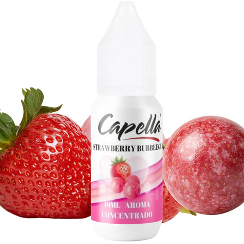 Capella Strawberry Bubblegum - skoncentrowany aromat truskawkowej gumy balonowej bez cukru i bez tłuszczu