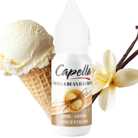 Capella Vanilla Bean Ice Cream - skoncentrowany aromat waniliowy bez cukru i bez tłuszczu