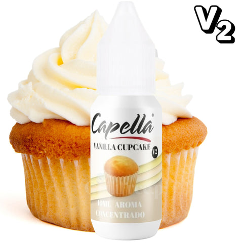 Capella Vanilla Cupcake V2 - Waniliowa Babeczka - skoncentrowany aromat spożywczy bez cukru i bez tłuszczu