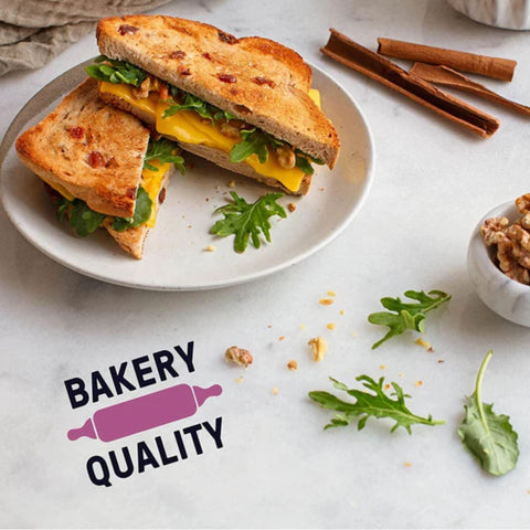 Carbonaut Low Carb Bread Gluten Free Cinnamon Raisin - bezglutenowy KETO biały chleb 3g węglowodanów w kromce