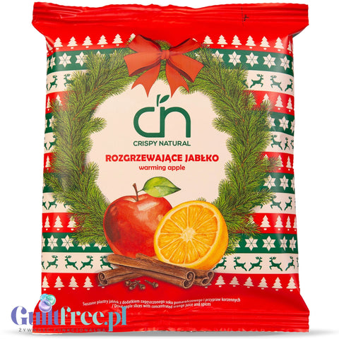 Crispy Natural Warming Apple - crispy apple slices with orange flavour and spices