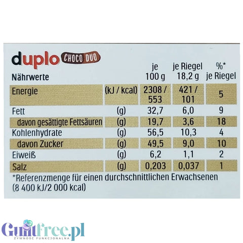 Duplo Choco Duo (CHEAT MEAL) edycja limitowana, wafelek kakaowy z mleczną i ciemną czekoladą z orzechami