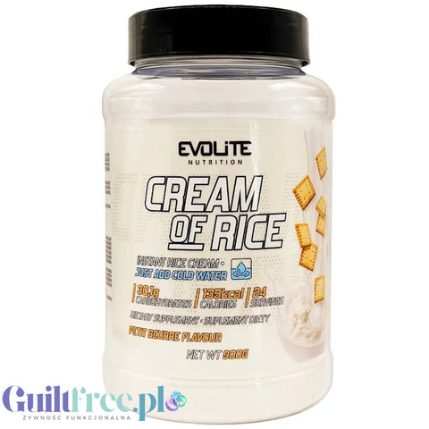 Evolite Nutrition Cream of Rice Petit Beurre 900g - węglowodanowy kleik ryżowy bez gotowania