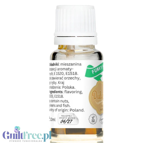 Funky Flavors Basic Dulce de Leche 10ml - kajmakowe kropelki bez cukru, słodzików i kalorii