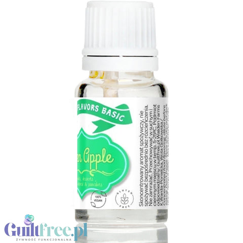 Funky Flavors Basic Green Apple 10ml - kropelki bez cukru, słodzików i kalorii, aromat Zielonego Jabłuszka