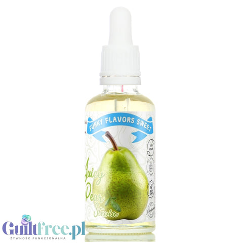 Funky Flavors Sweet Juicy Pear STEVIA - słodzony aromat spożywczy gruszkowy, bez cukru, tłuszczu i kalorii