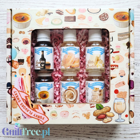 Funky Flavors Sweet 6 x 10ml, Set Testerski Smooth Operator - zestaw aromatów