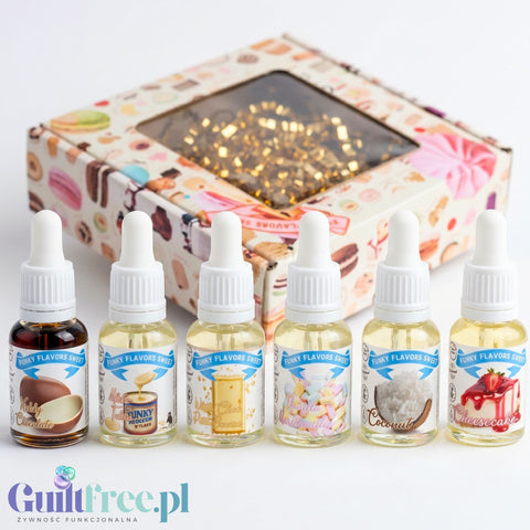 Funky Flavors Sweet 6 x 10ml, Set Testerski Soft Serve Stories - zestaw aromatów