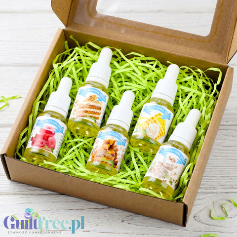 Funky Flavors Sweet 5 x 10ml, Set Testerski Sweet Dreams Are Made of This STEVIA